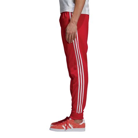 adidas sst cuffed tp hose rot weiß|adidas Originals SST Track Pants .